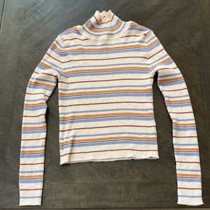 Pink Republic Multicolor Striped Long Sleeve Top